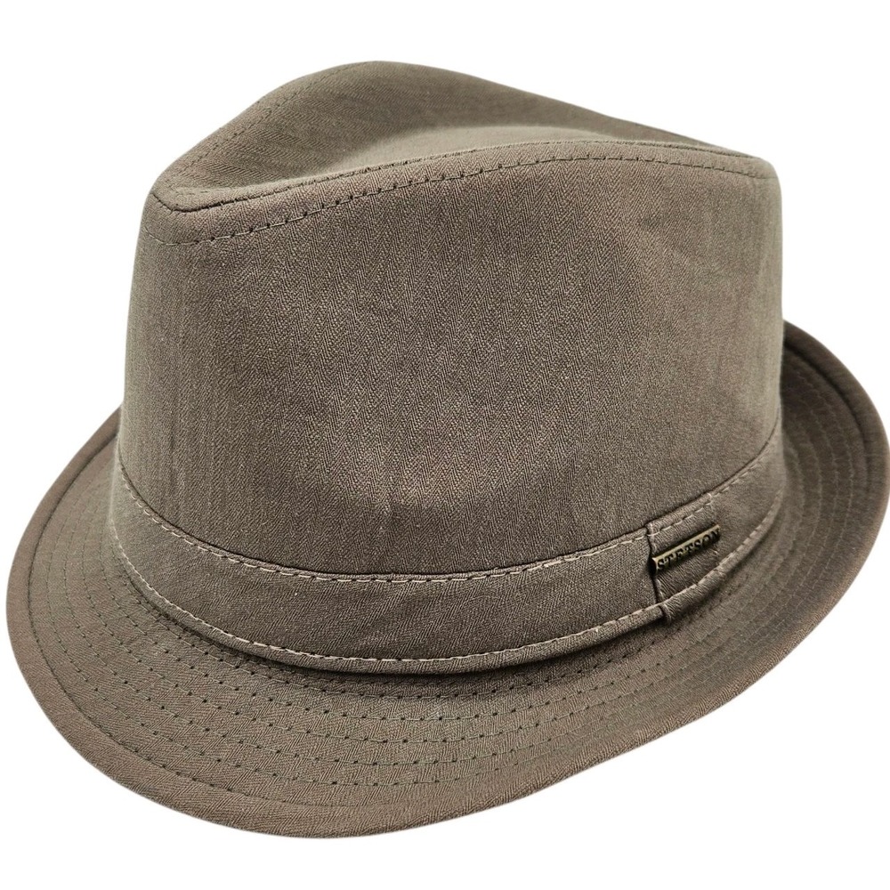 Stetson Fedora Top Hat Traveler Safari Outback Green Plaid Lined Cap‎